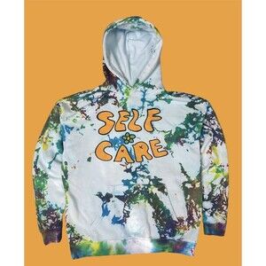 Self Care Tie-dye Hoodie
